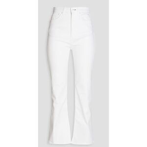 RAG & BONE Casey high-rise kick-flare jeans in White NWT Size 24